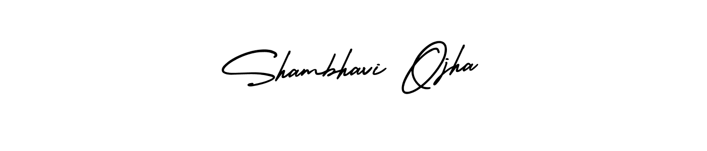 Design your own signature with our free online signature maker. With this signature software, you can create a handwritten (AmerikaSignatureDemo-Regular) signature for name Shambhavi Ojha. Shambhavi Ojha signature style 3 images and pictures png