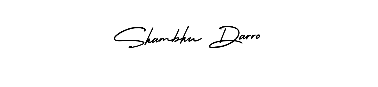 Use a signature maker to create a handwritten signature online. With this signature software, you can design (AmerikaSignatureDemo-Regular) your own signature for name Shambhu Darro. Shambhu Darro signature style 3 images and pictures png