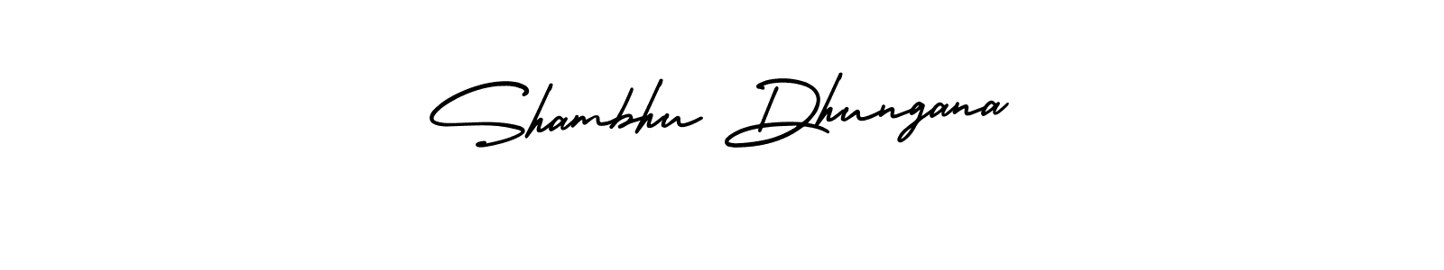 This is the best signature style for the Shambhu Dhungana name. Also you like these signature font (AmerikaSignatureDemo-Regular). Mix name signature. Shambhu Dhungana signature style 3 images and pictures png