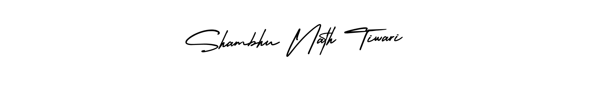 Make a beautiful signature design for name Shambhu Nath Tiwari. With this signature (AmerikaSignatureDemo-Regular) style, you can create a handwritten signature for free. Shambhu Nath Tiwari signature style 3 images and pictures png