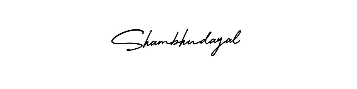 How to make Shambhudayal signature? AmerikaSignatureDemo-Regular is a professional autograph style. Create handwritten signature for Shambhudayal name. Shambhudayal signature style 3 images and pictures png