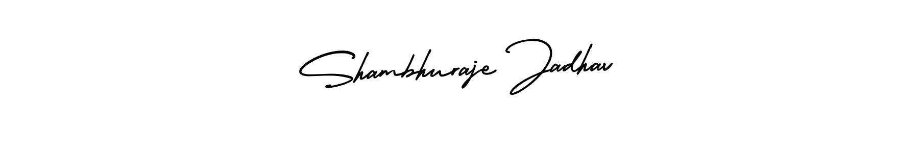 Make a short Shambhuraje Jadhav signature style. Manage your documents anywhere anytime using AmerikaSignatureDemo-Regular. Create and add eSignatures, submit forms, share and send files easily. Shambhuraje Jadhav signature style 3 images and pictures png
