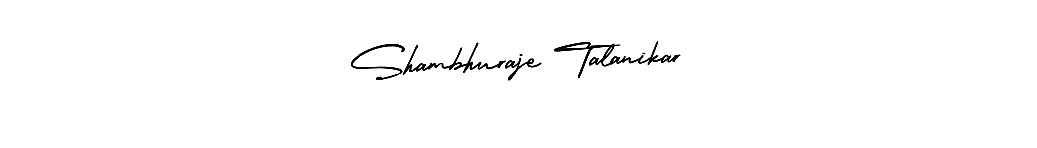 Create a beautiful signature design for name Shambhuraje Talanikar. With this signature (AmerikaSignatureDemo-Regular) fonts, you can make a handwritten signature for free. Shambhuraje Talanikar signature style 3 images and pictures png