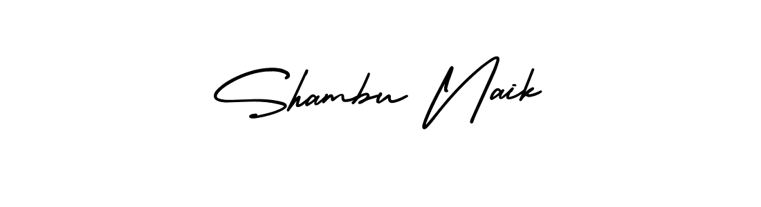 Design your own signature with our free online signature maker. With this signature software, you can create a handwritten (AmerikaSignatureDemo-Regular) signature for name Shambu Naik. Shambu Naik signature style 3 images and pictures png