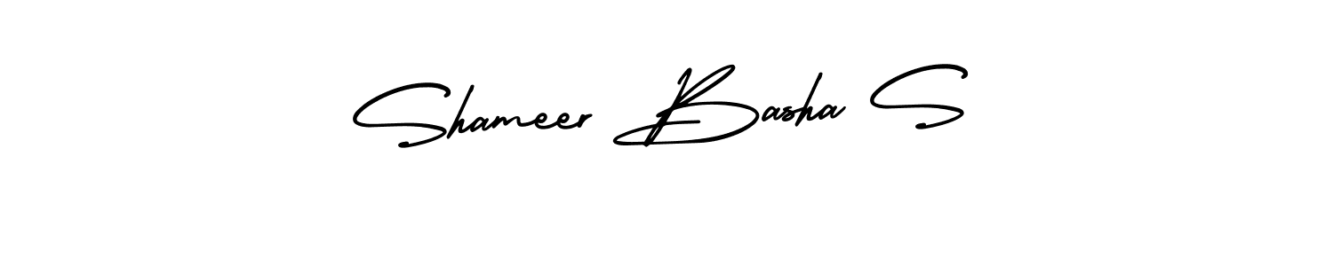 Best and Professional Signature Style for Shameer Basha S. AmerikaSignatureDemo-Regular Best Signature Style Collection. Shameer Basha S signature style 3 images and pictures png