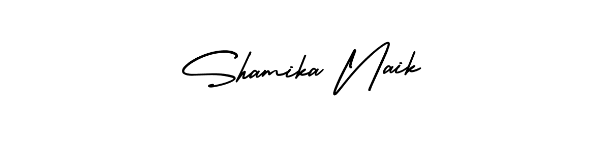 if you are searching for the best signature style for your name Shamika Naik. so please give up your signature search. here we have designed multiple signature styles  using AmerikaSignatureDemo-Regular. Shamika Naik signature style 3 images and pictures png