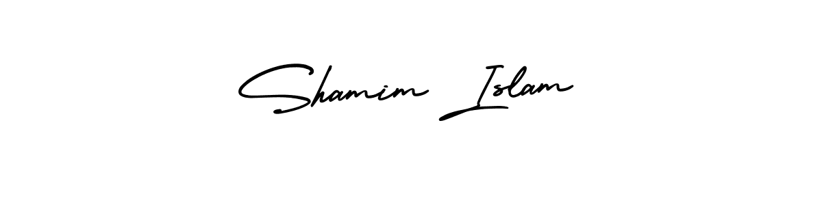 Make a short Shamim Islam signature style. Manage your documents anywhere anytime using AmerikaSignatureDemo-Regular. Create and add eSignatures, submit forms, share and send files easily. Shamim Islam signature style 3 images and pictures png