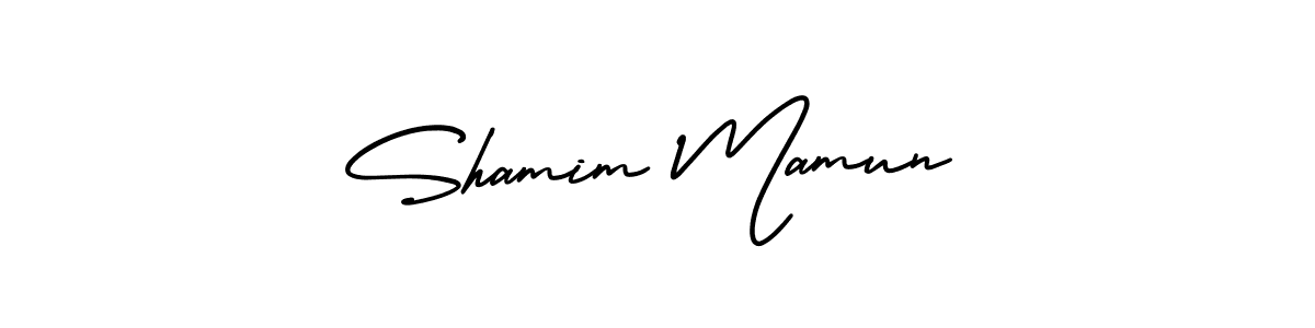 Also we have Shamim Mamun name is the best signature style. Create professional handwritten signature collection using AmerikaSignatureDemo-Regular autograph style. Shamim Mamun signature style 3 images and pictures png