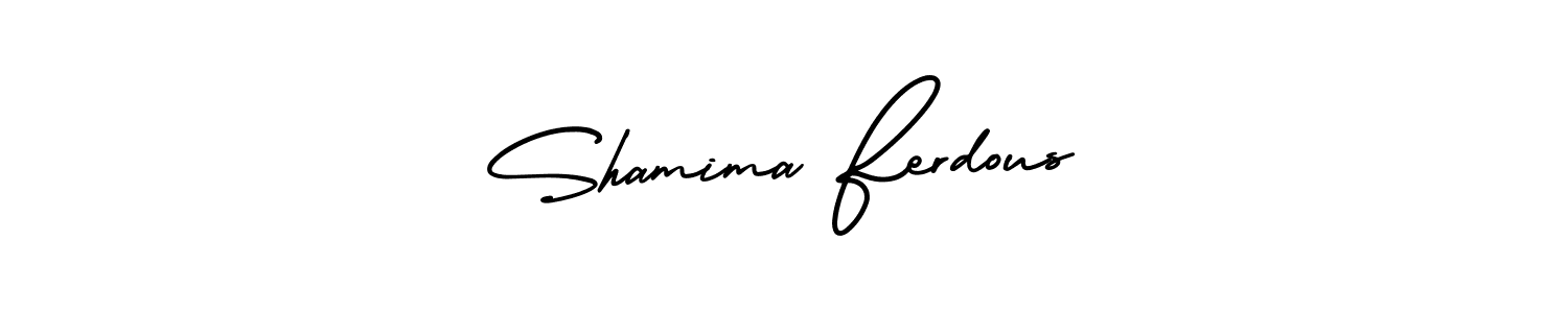 Best and Professional Signature Style for Shamima Ferdous. AmerikaSignatureDemo-Regular Best Signature Style Collection. Shamima Ferdous signature style 3 images and pictures png