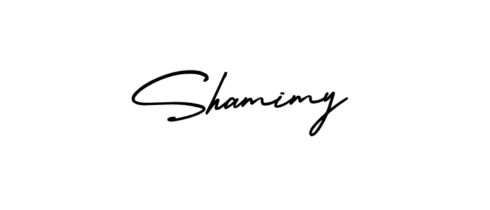 How to Draw Shamimy signature style? AmerikaSignatureDemo-Regular is a latest design signature styles for name Shamimy. Shamimy signature style 3 images and pictures png