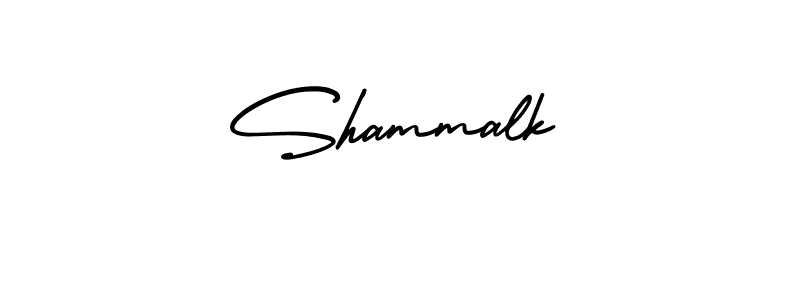 Make a beautiful signature design for name Shammalk. With this signature (AmerikaSignatureDemo-Regular) style, you can create a handwritten signature for free. Shammalk signature style 3 images and pictures png