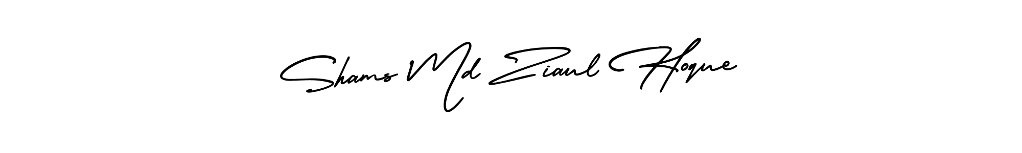 The best way (AmerikaSignatureDemo-Regular) to make a short signature is to pick only two or three words in your name. The name Shams Md Ziaul Hoque include a total of six letters. For converting this name. Shams Md Ziaul Hoque signature style 3 images and pictures png