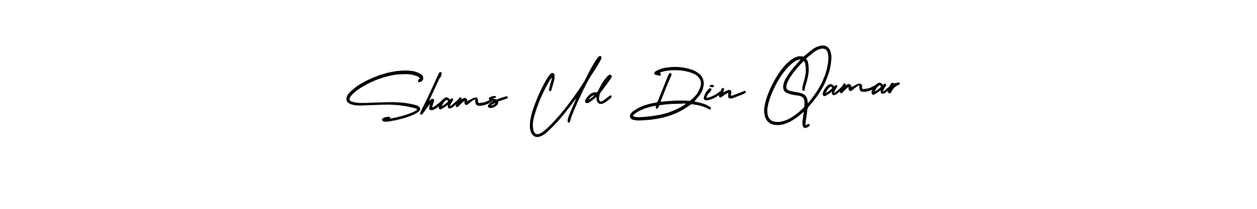 You can use this online signature creator to create a handwritten signature for the name Shams Ud Din Qamar. This is the best online autograph maker. Shams Ud Din Qamar signature style 3 images and pictures png