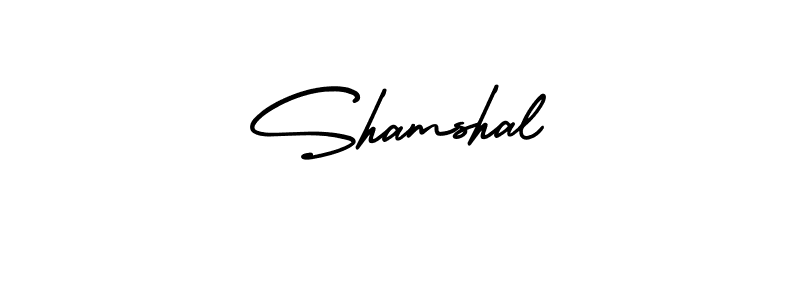 Similarly AmerikaSignatureDemo-Regular is the best handwritten signature design. Signature creator online .You can use it as an online autograph creator for name Shamshal. Shamshal signature style 3 images and pictures png