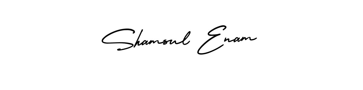 Also we have Shamsul Enam name is the best signature style. Create professional handwritten signature collection using AmerikaSignatureDemo-Regular autograph style. Shamsul Enam signature style 3 images and pictures png