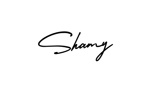 Also You can easily find your signature by using the search form. We will create Shamy name handwritten signature images for you free of cost using AmerikaSignatureDemo-Regular sign style. Shamy signature style 3 images and pictures png