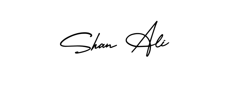 Create a beautiful signature design for name Shan Ali. With this signature (AmerikaSignatureDemo-Regular) fonts, you can make a handwritten signature for free. Shan Ali signature style 3 images and pictures png