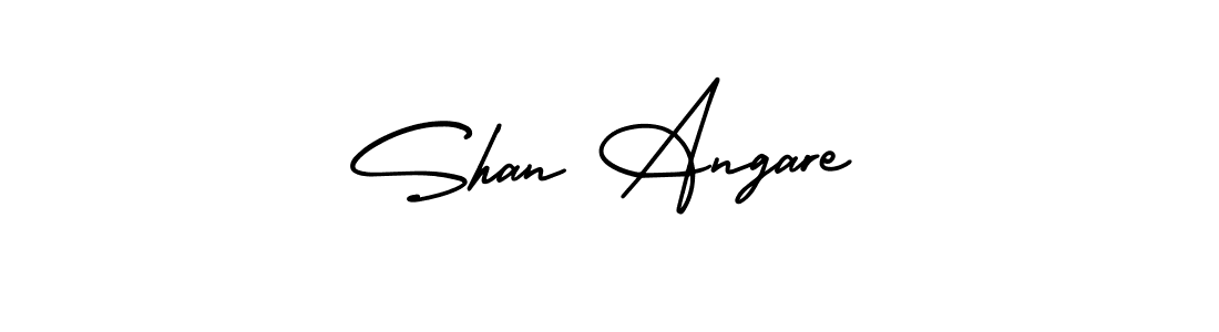 Also we have Shan Angare name is the best signature style. Create professional handwritten signature collection using AmerikaSignatureDemo-Regular autograph style. Shan Angare signature style 3 images and pictures png
