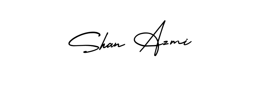 AmerikaSignatureDemo-Regular is a professional signature style that is perfect for those who want to add a touch of class to their signature. It is also a great choice for those who want to make their signature more unique. Get Shan Azmi name to fancy signature for free. Shan Azmi signature style 3 images and pictures png