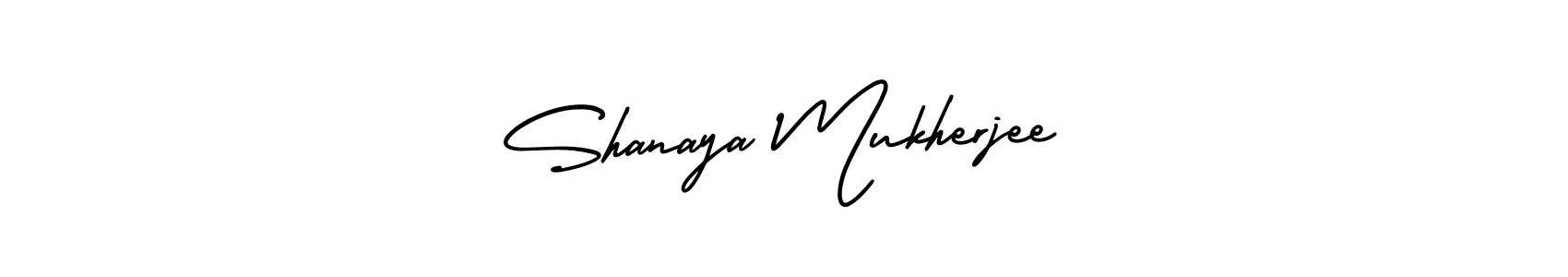 Design your own signature with our free online signature maker. With this signature software, you can create a handwritten (AmerikaSignatureDemo-Regular) signature for name Shanaya Mukherjee. Shanaya Mukherjee signature style 3 images and pictures png