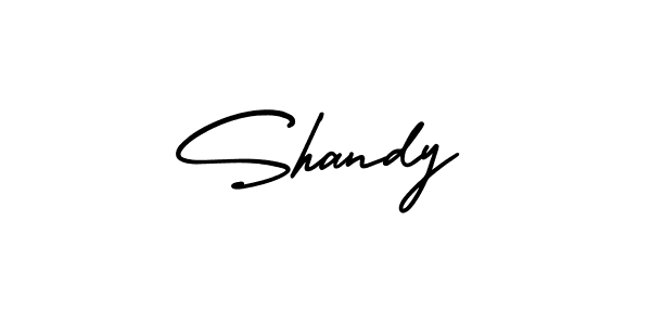 Create a beautiful signature design for name Shandy. With this signature (AmerikaSignatureDemo-Regular) fonts, you can make a handwritten signature for free. Shandy signature style 3 images and pictures png