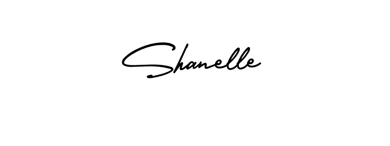 Design your own signature with our free online signature maker. With this signature software, you can create a handwritten (AmerikaSignatureDemo-Regular) signature for name Shanelle. Shanelle signature style 3 images and pictures png