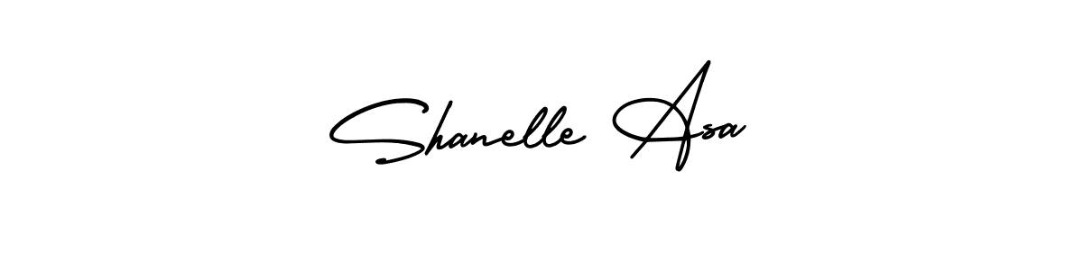 How to Draw Shanelle Asa signature style? AmerikaSignatureDemo-Regular is a latest design signature styles for name Shanelle Asa. Shanelle Asa signature style 3 images and pictures png