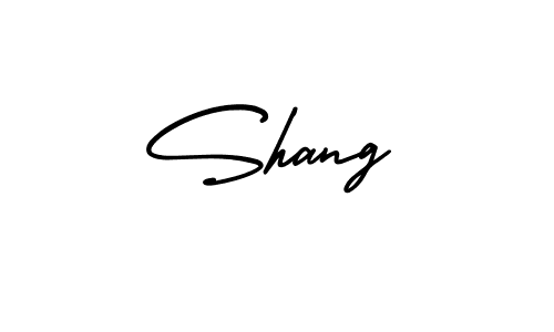 How to Draw Shang signature style? AmerikaSignatureDemo-Regular is a latest design signature styles for name Shang. Shang signature style 3 images and pictures png