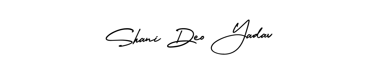 Make a beautiful signature design for name Shani Deo Yadav. Use this online signature maker to create a handwritten signature for free. Shani Deo Yadav signature style 3 images and pictures png