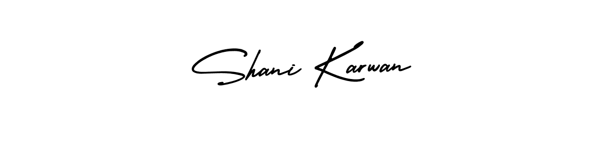 Best and Professional Signature Style for Shani Karwan. AmerikaSignatureDemo-Regular Best Signature Style Collection. Shani Karwan signature style 3 images and pictures png