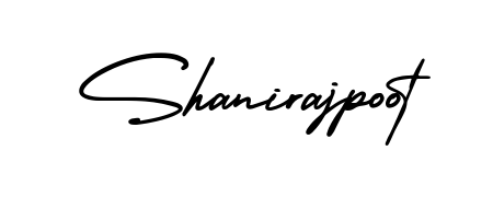 Elevate your brand with a stunning Shanirajpoot eSignature. The AmerikaSignatureDemo-Regular style provides a balanced, flowing aesthetic for everyday signing. Shanirajpoot signature style 3 images and pictures png