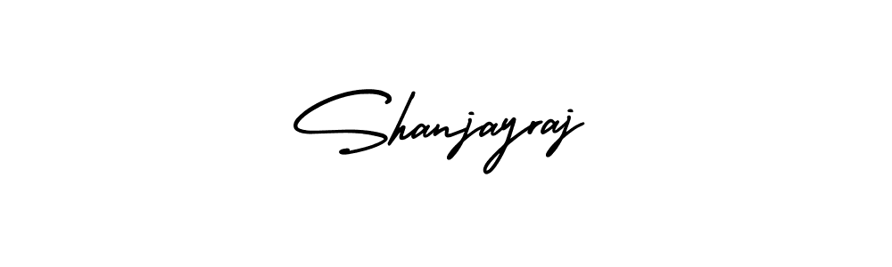 Also You can easily find your signature by using the search form. We will create Shanjayraj name handwritten signature images for you free of cost using AmerikaSignatureDemo-Regular sign style. Shanjayraj signature style 3 images and pictures png