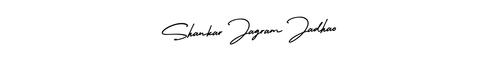 This is the best signature style for the Shankar Jagram Jadhao name. Also you like these signature font (AmerikaSignatureDemo-Regular). Mix name signature. Shankar Jagram Jadhao signature style 3 images and pictures png