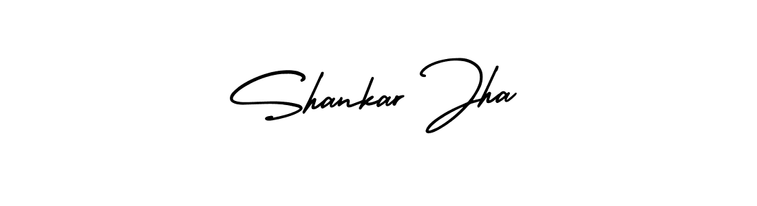 It looks lik you need a new signature style for name Shankar Jha. Design unique handwritten (AmerikaSignatureDemo-Regular) signature with our free signature maker in just a few clicks. Shankar Jha signature style 3 images and pictures png