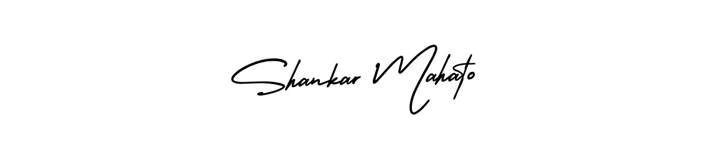 How to make Shankar Mahato name signature. Use AmerikaSignatureDemo-Regular style for creating short signs online. This is the latest handwritten sign. Shankar Mahato signature style 3 images and pictures png