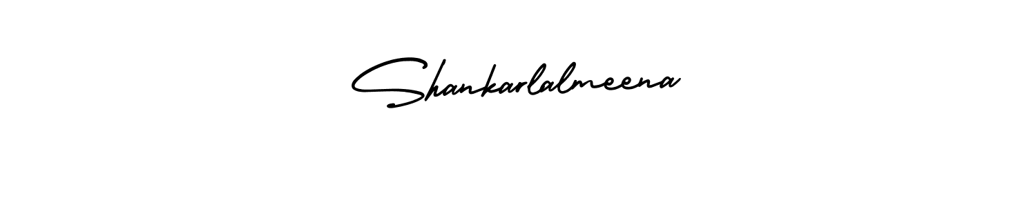 Design your own signature with our free online signature maker. With this signature software, you can create a handwritten (AmerikaSignatureDemo-Regular) signature for name Shankarlalmeena. Shankarlalmeena signature style 3 images and pictures png