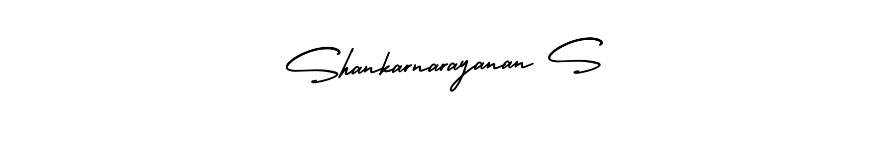 Also You can easily find your signature by using the search form. We will create Shankarnarayanan S name handwritten signature images for you free of cost using AmerikaSignatureDemo-Regular sign style. Shankarnarayanan S signature style 3 images and pictures png