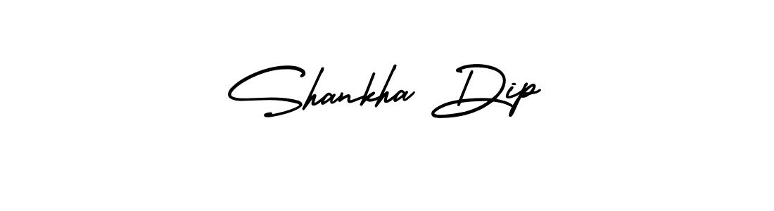 You should practise on your own different ways (AmerikaSignatureDemo-Regular) to write your name (Shankha Dip) in signature. don't let someone else do it for you. Shankha Dip signature style 3 images and pictures png