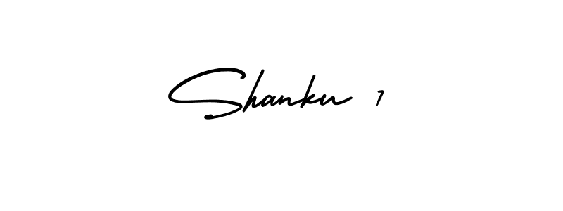 Make a beautiful signature design for name Shanku 7. Use this online signature maker to create a handwritten signature for free. Shanku 7 signature style 3 images and pictures png