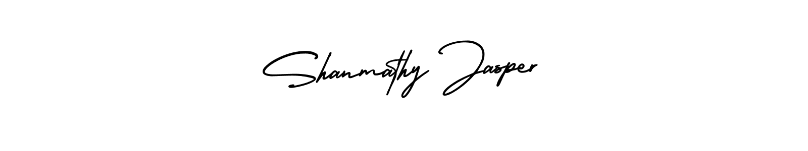 Make a beautiful signature design for name Shanmathy Jasper. Use this online signature maker to create a handwritten signature for free. Shanmathy Jasper signature style 3 images and pictures png