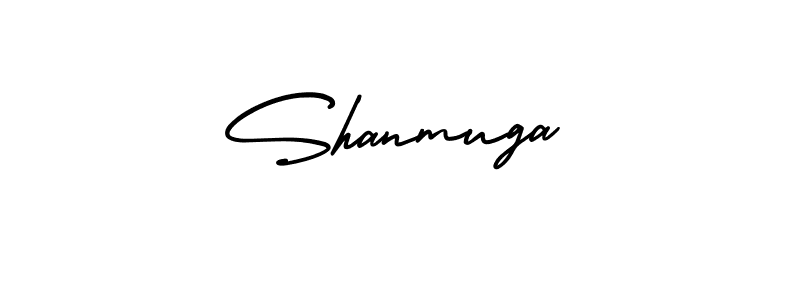 Make a beautiful signature design for name Shanmuga. Use this online signature maker to create a handwritten signature for free. Shanmuga signature style 3 images and pictures png