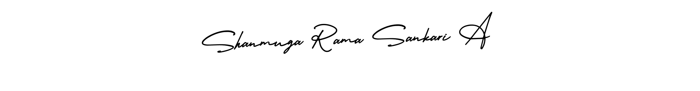 Use a signature maker to create a handwritten signature online. With this signature software, you can design (AmerikaSignatureDemo-Regular) your own signature for name Shanmuga Rama Sankari A. Shanmuga Rama Sankari A signature style 3 images and pictures png