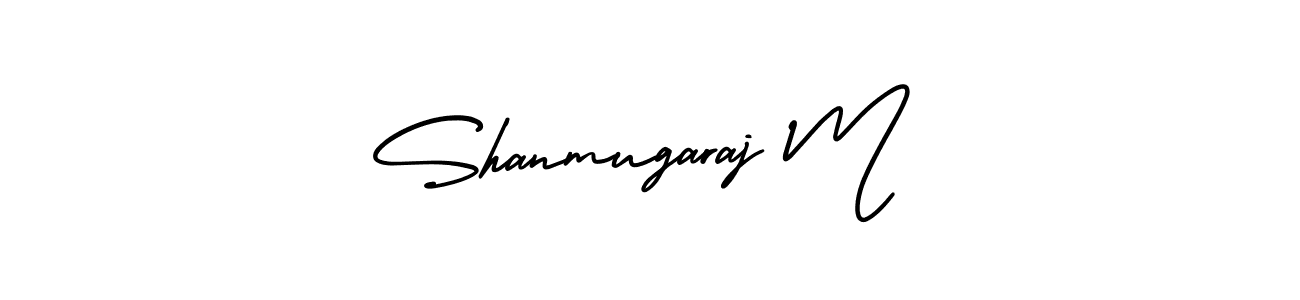 Make a beautiful signature design for name Shanmugaraj M. With this signature (AmerikaSignatureDemo-Regular) style, you can create a handwritten signature for free. Shanmugaraj M signature style 3 images and pictures png