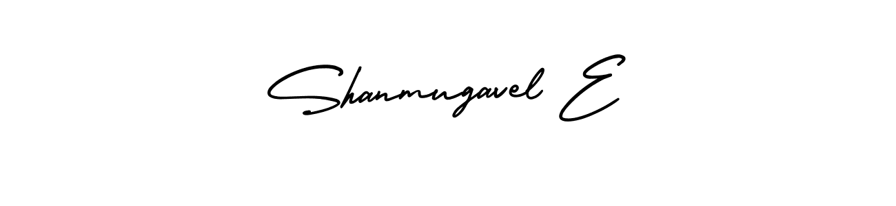 See photos of Shanmugavel E official signature by Spectra . Check more albums & portfolios. Read reviews & check more about AmerikaSignatureDemo-Regular font. Shanmugavel E signature style 3 images and pictures png