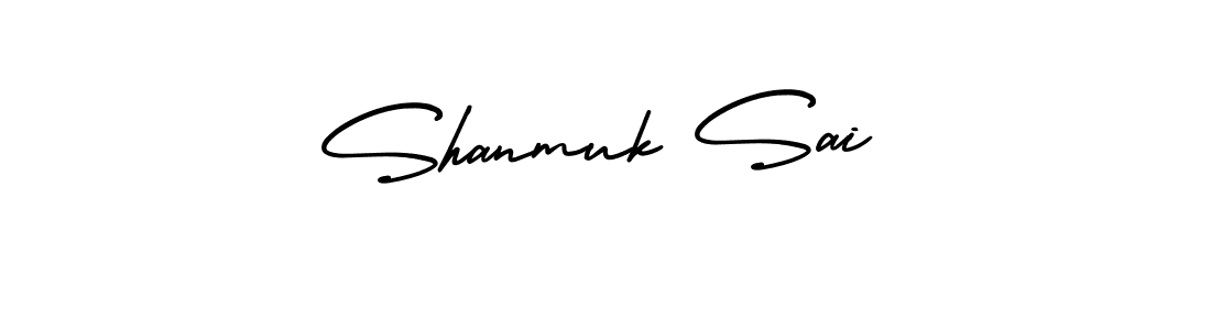 Design your own signature with our free online signature maker. With this signature software, you can create a handwritten (AmerikaSignatureDemo-Regular) signature for name Shanmuk Sai. Shanmuk Sai signature style 3 images and pictures png