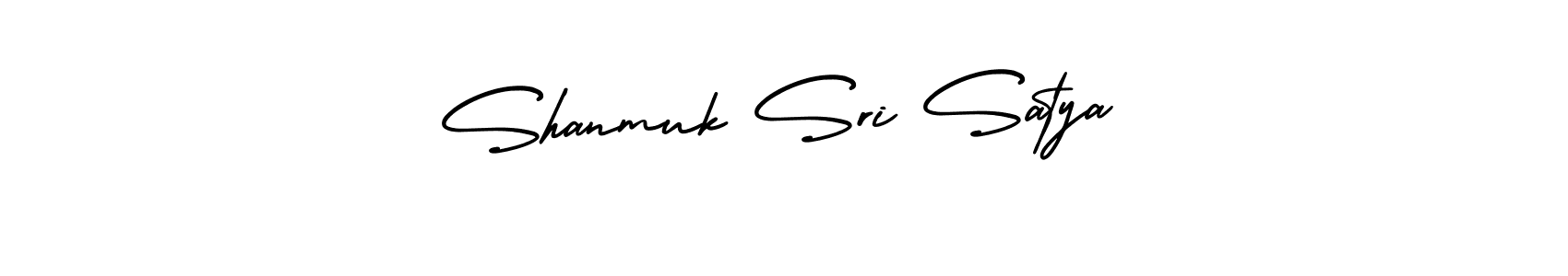 Similarly AmerikaSignatureDemo-Regular is the best handwritten signature design. Signature creator online .You can use it as an online autograph creator for name Shanmuk Sri Satya. Shanmuk Sri Satya signature style 3 images and pictures png