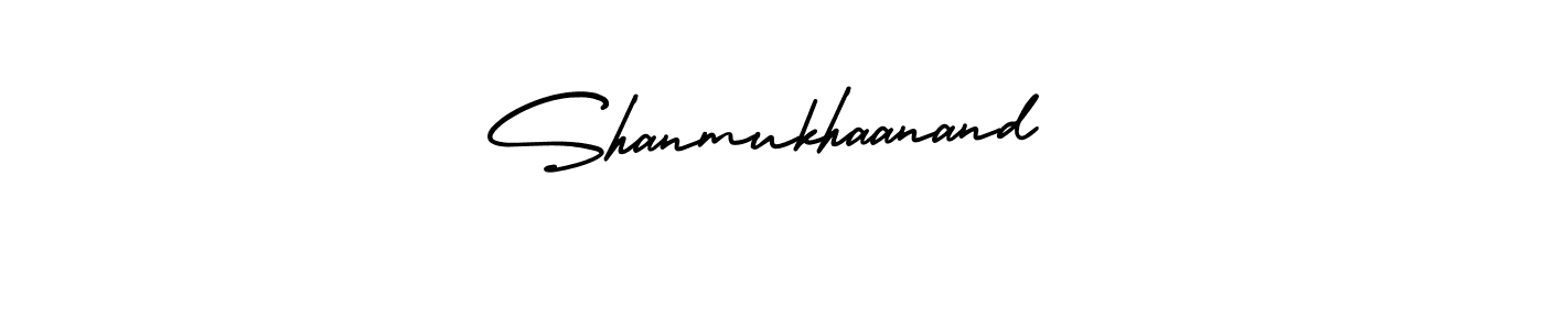 Also You can easily find your signature by using the search form. We will create Shanmukhaanand name handwritten signature images for you free of cost using AmerikaSignatureDemo-Regular sign style. Shanmukhaanand signature style 3 images and pictures png