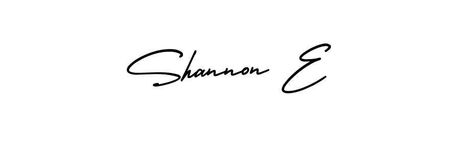 Also You can easily find your signature by using the search form. We will create Shannon E name handwritten signature images for you free of cost using AmerikaSignatureDemo-Regular sign style. Shannon E signature style 3 images and pictures png