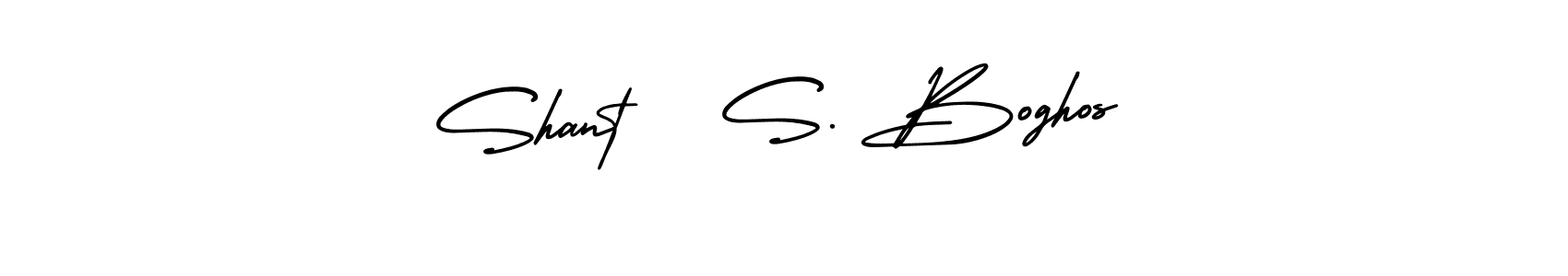 Similarly AmerikaSignatureDemo-Regular is the best handwritten signature design. Signature creator online .You can use it as an online autograph creator for name Shant   S. Boghos. Shant   S. Boghos signature style 3 images and pictures png