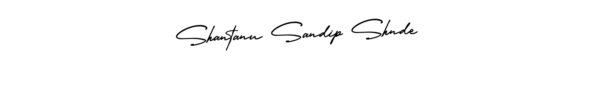 if you are searching for the best signature style for your name Shantanu Sandip Shnde. so please give up your signature search. here we have designed multiple signature styles  using AmerikaSignatureDemo-Regular. Shantanu Sandip Shnde signature style 3 images and pictures png